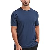 netdraw Men's Ultra Soft Bamboo Viscose Pocket T-Shirt Classic Fit Lightweight Cooling Short Sleeve Casual Basic Shirt