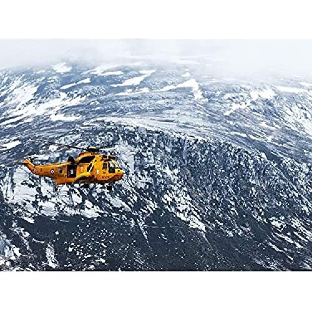 Storer Military UK RAF Rescue Helicopter Cairngorms Photo Art Print Canvas Premium Wall Decor Poster Mural
