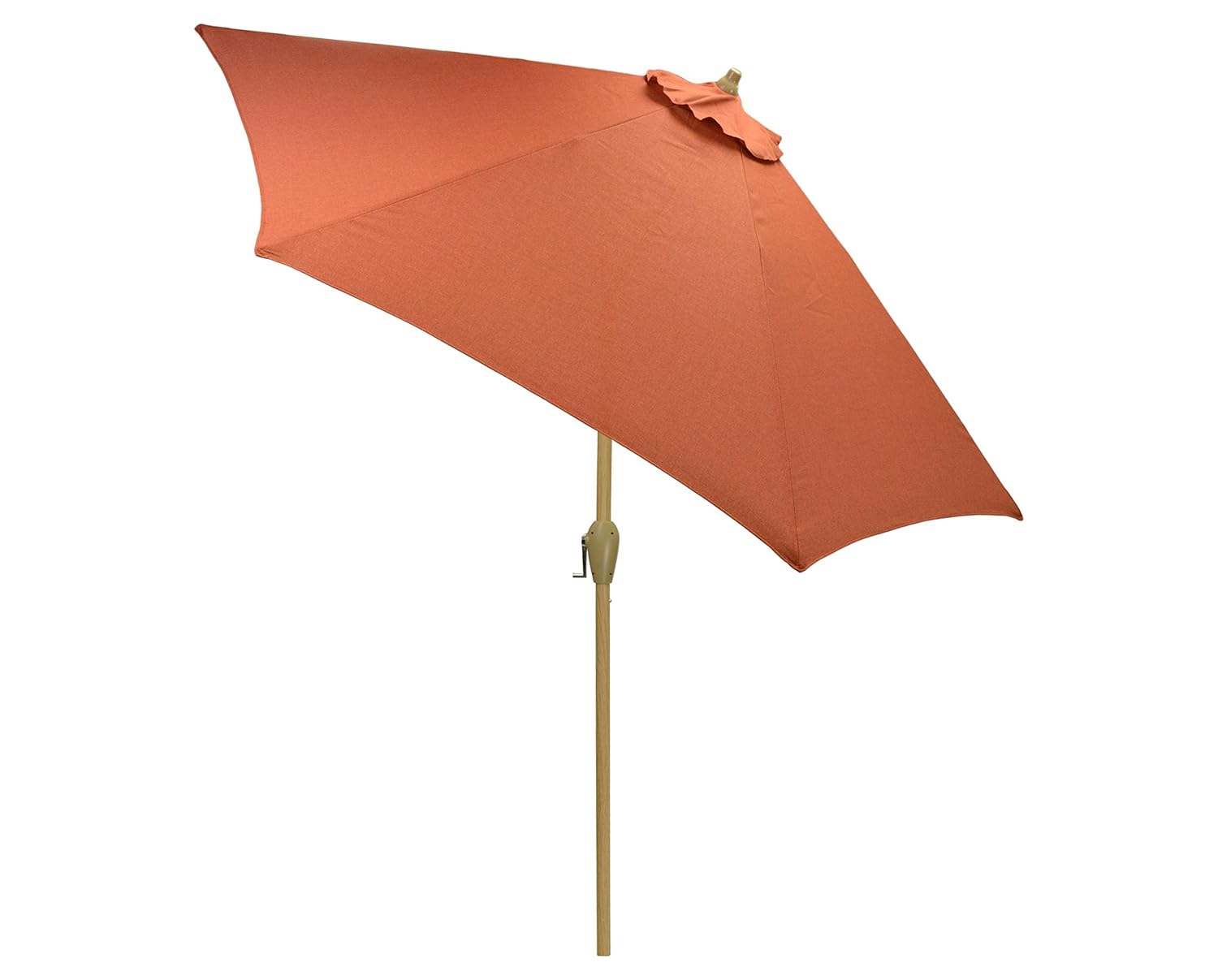 Amazon Com Threshold 9 Round Patio Umbrella Solid Light Faux