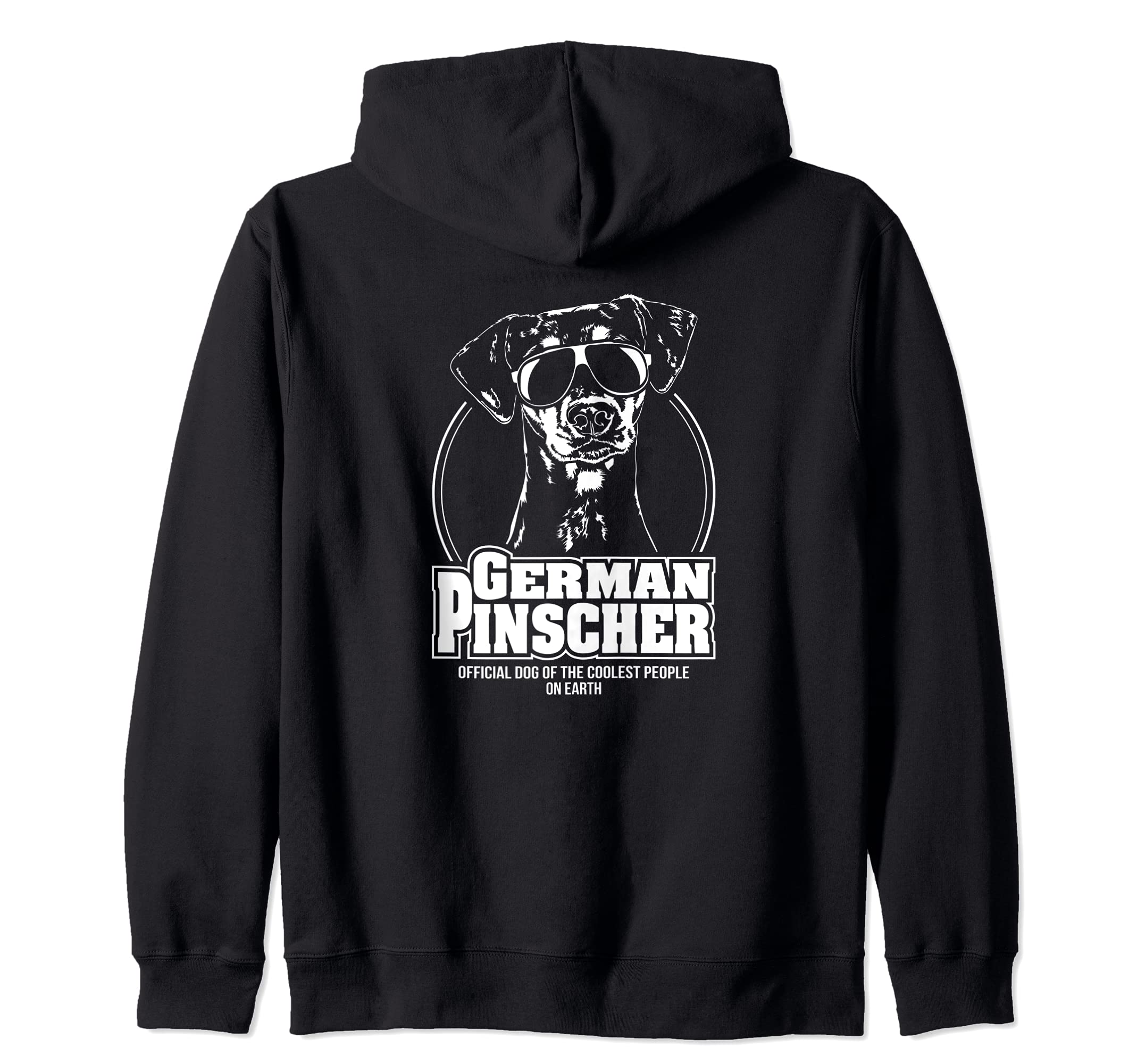 Funny Proud German Pinscher coolest people dog saying dog Zip Hoodie