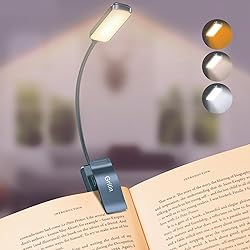 Gritin 9 LED Rechargeable Book Light for Reading in