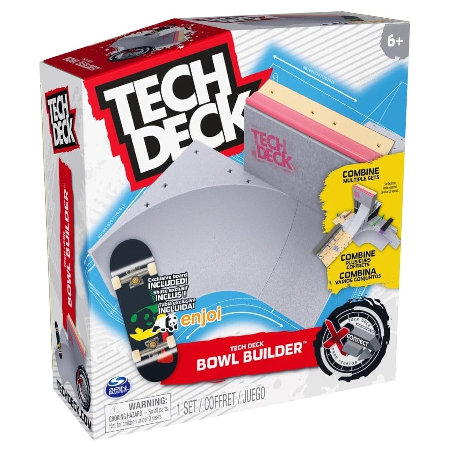 Tech Deck 1081140-6061840 XCnctPrkCrt GrindNFlip Styles Vary