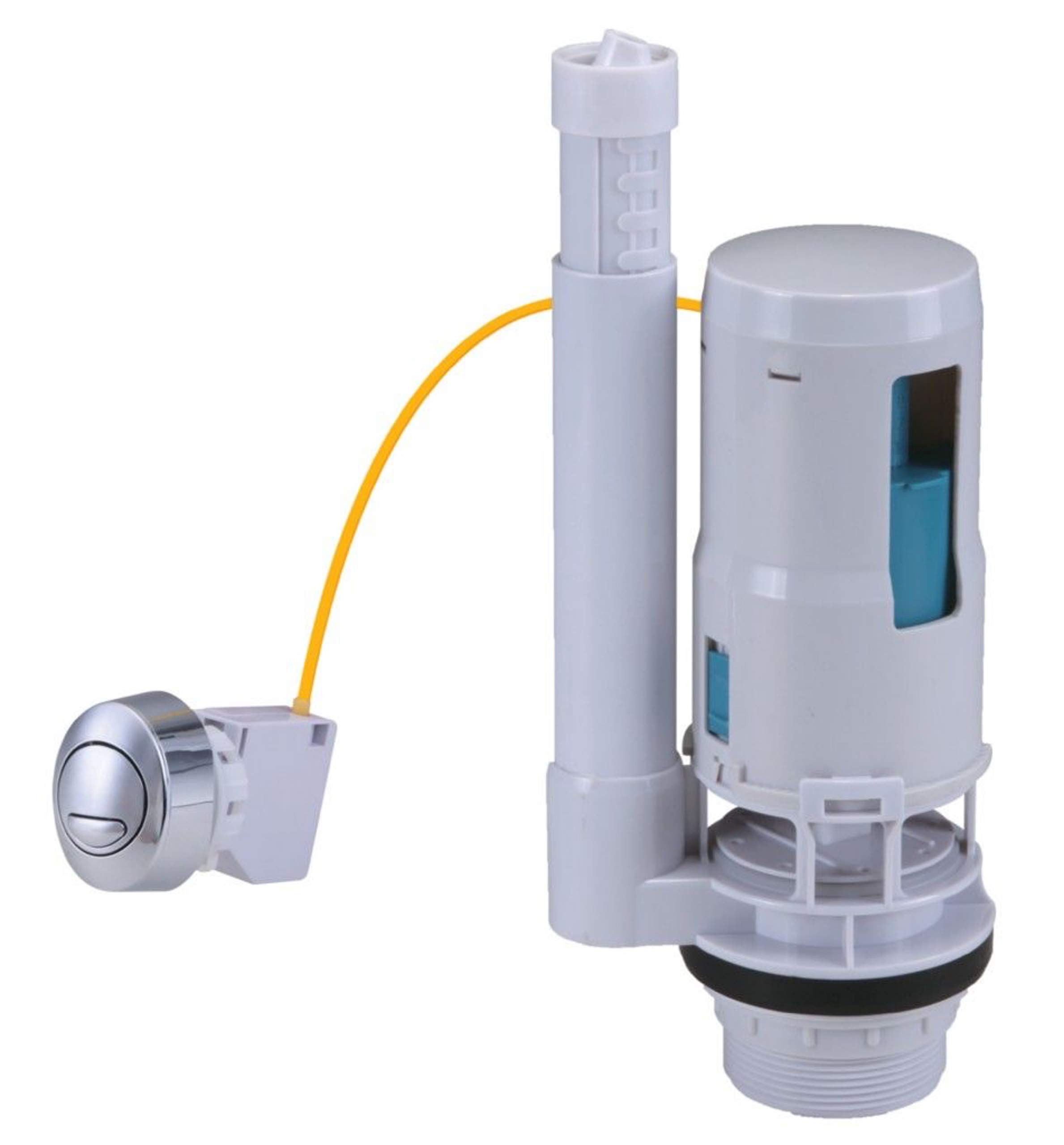 Housler® Dual Flush Valve with 30cm Wire. 1.5inch and 2 inch Bottom Outlet Supplied WRAS, UPC and CE Approved