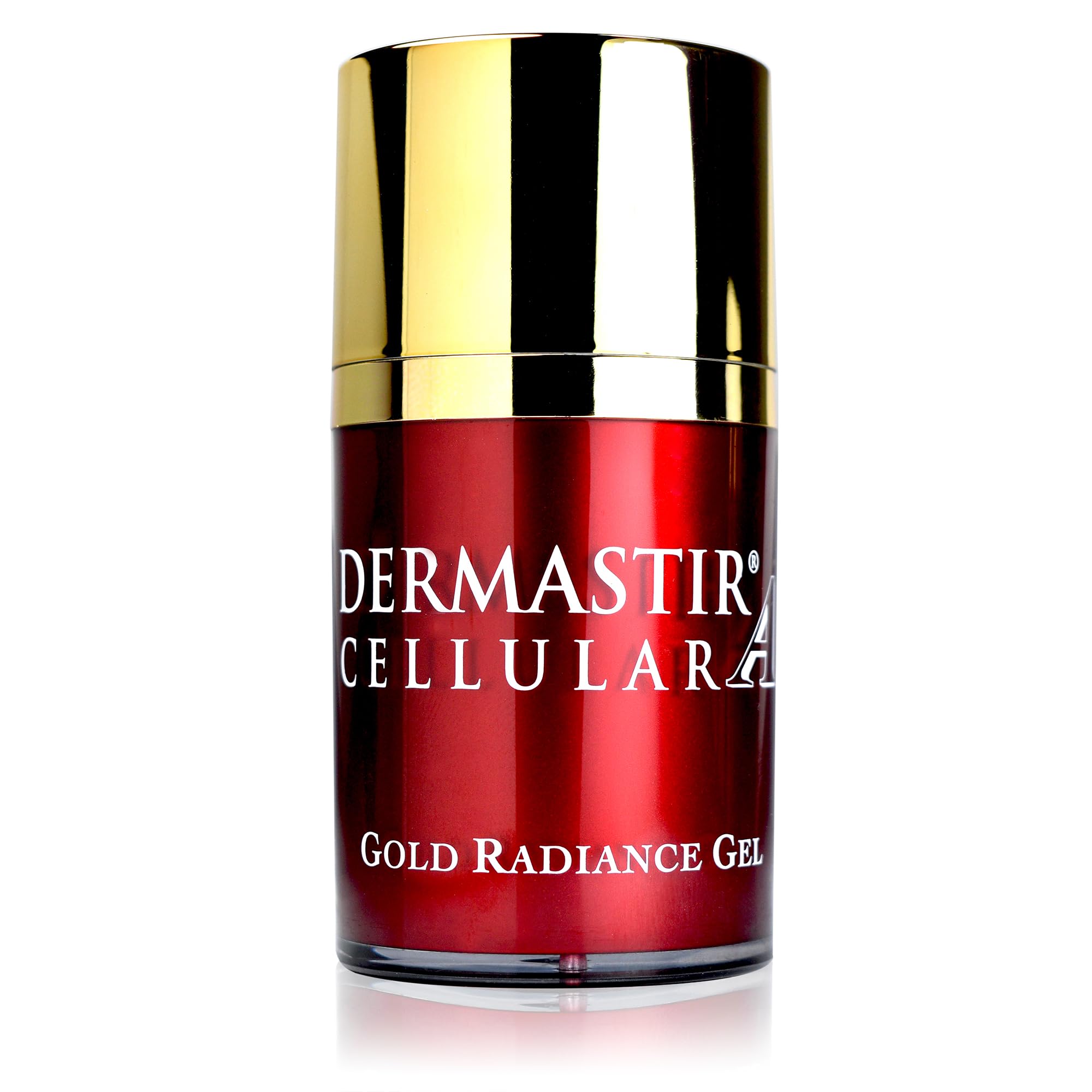 Dermastir Cellular Gold Radiance Gel with 24-carat gold particles, moisturizes and revitalizes the skin, making it radiant and supple - 35ml