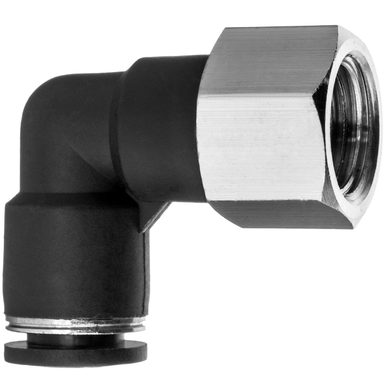 USA Sealing Push to Connect Tube Fitting 90 Degree Elbow Adapter Nylon