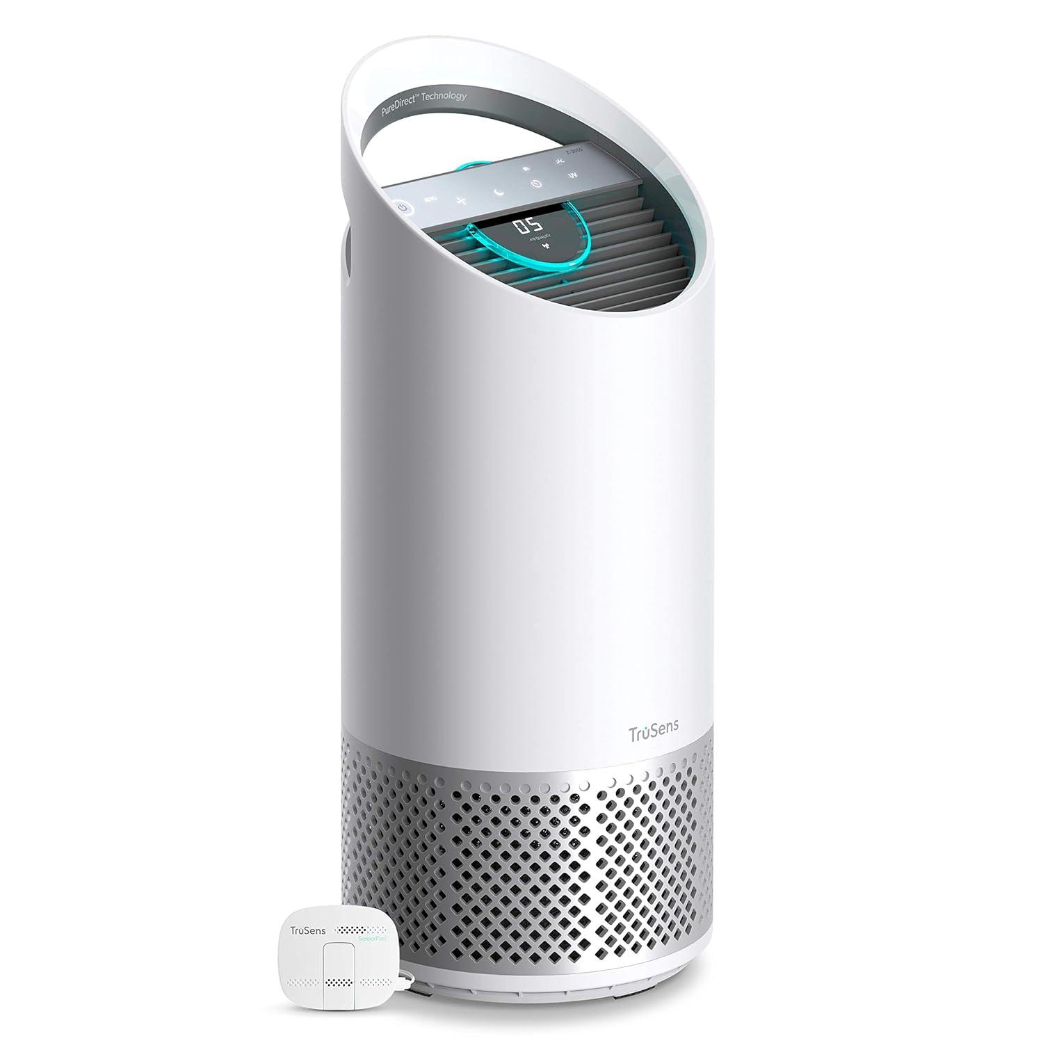 TruSens DuPont Air Purifier | 360° HEPA Filtration | UV Light Sterilization Kills Bacteria Germs Odor Allergens in Home | Dual Airflow for Full Coverage (Medium Room)