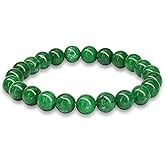 Crystal Vibe 8mm Beaded Bracelets For Women Men - Healing Crystal Bracelet - Adjustable Size
