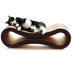 PetFusion Ultimate Cat Scratcher Lounge. [Superior Cardboard & Construction] 