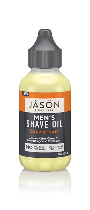 Jason Men’s Shave Oil Coarse Hair 2 oz Jason Men’s Shave Oil Coarse Hair 2 oz