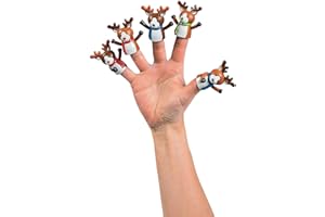 FUN EXPRESS Reindeer Finger Puppets (Set of 24) Christmas Toys