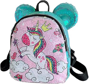 mochilas escolares con lentejuelas