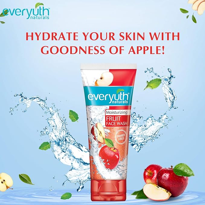 everyuth moisturizing fruit face wash