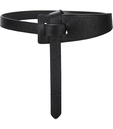 Leather Obi belt for Women Wide Sash Waistband 3 inches  display picture 3