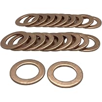 Copper Crush Washers to fit M12 Banjos Pack of 10 for AN-3