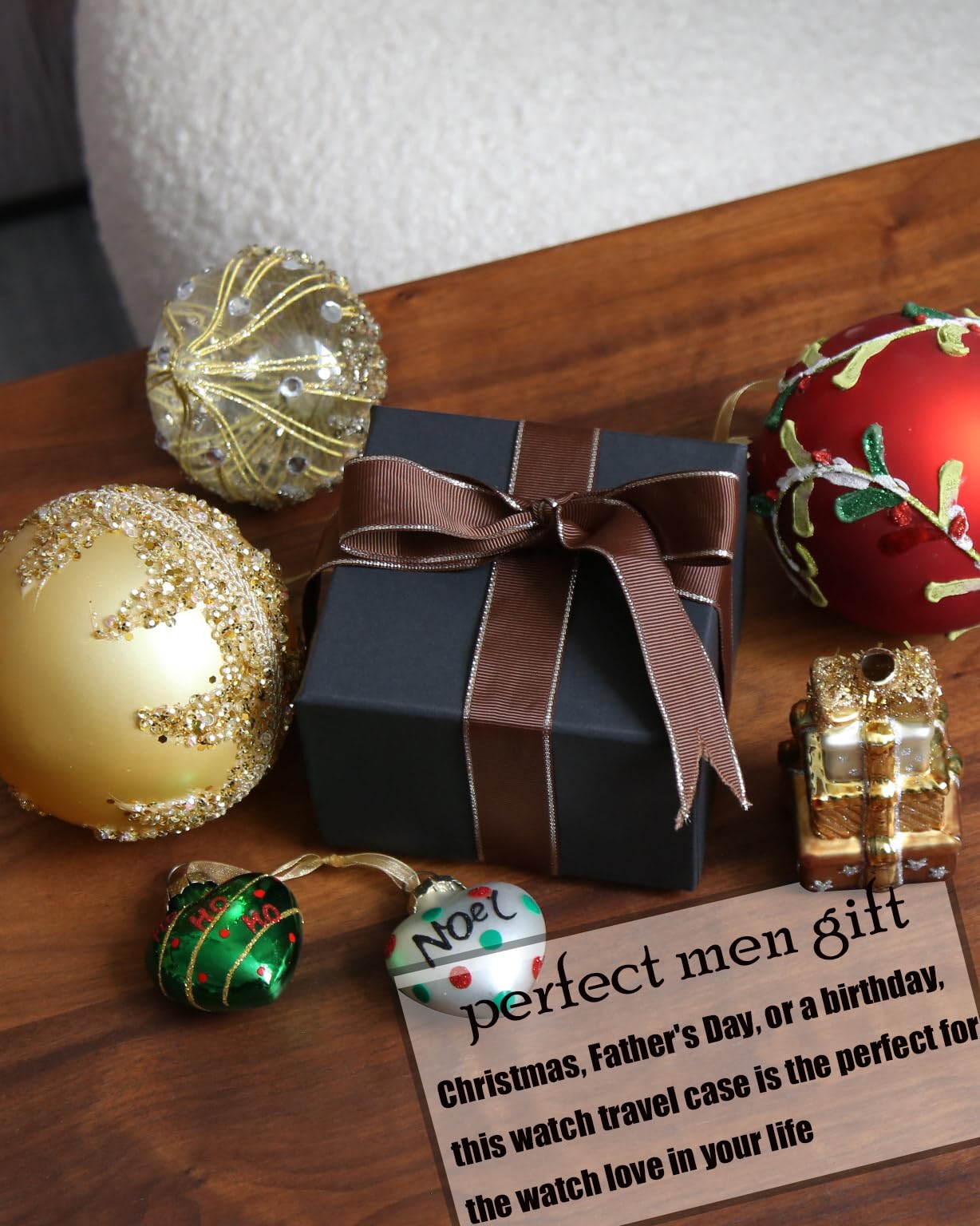 Besforu Watch Roll Travel Case for Men and Women with Suede Lining Watch Display Box Single Watch Storage and Organizer (Green)