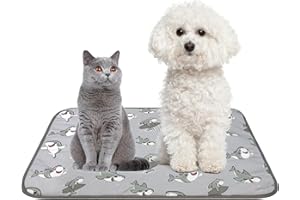 Hotumn Dog Cooling Mat - Pet Summer Cooling Mat Washable Pet Pad Sleeping Mat for Small Medium Dogs Puppy Cats（Grey Shark，Small）