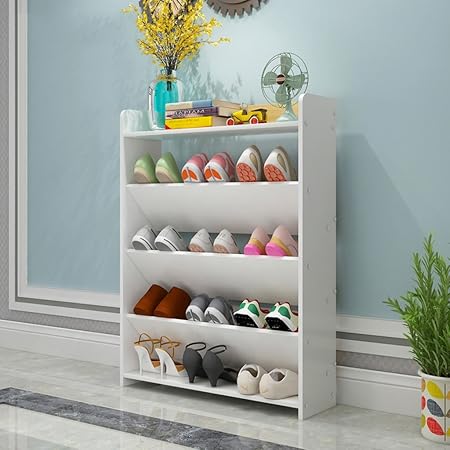 Duwen Shoebox Simple Modern Wooden Shoe Rack Multi Layer