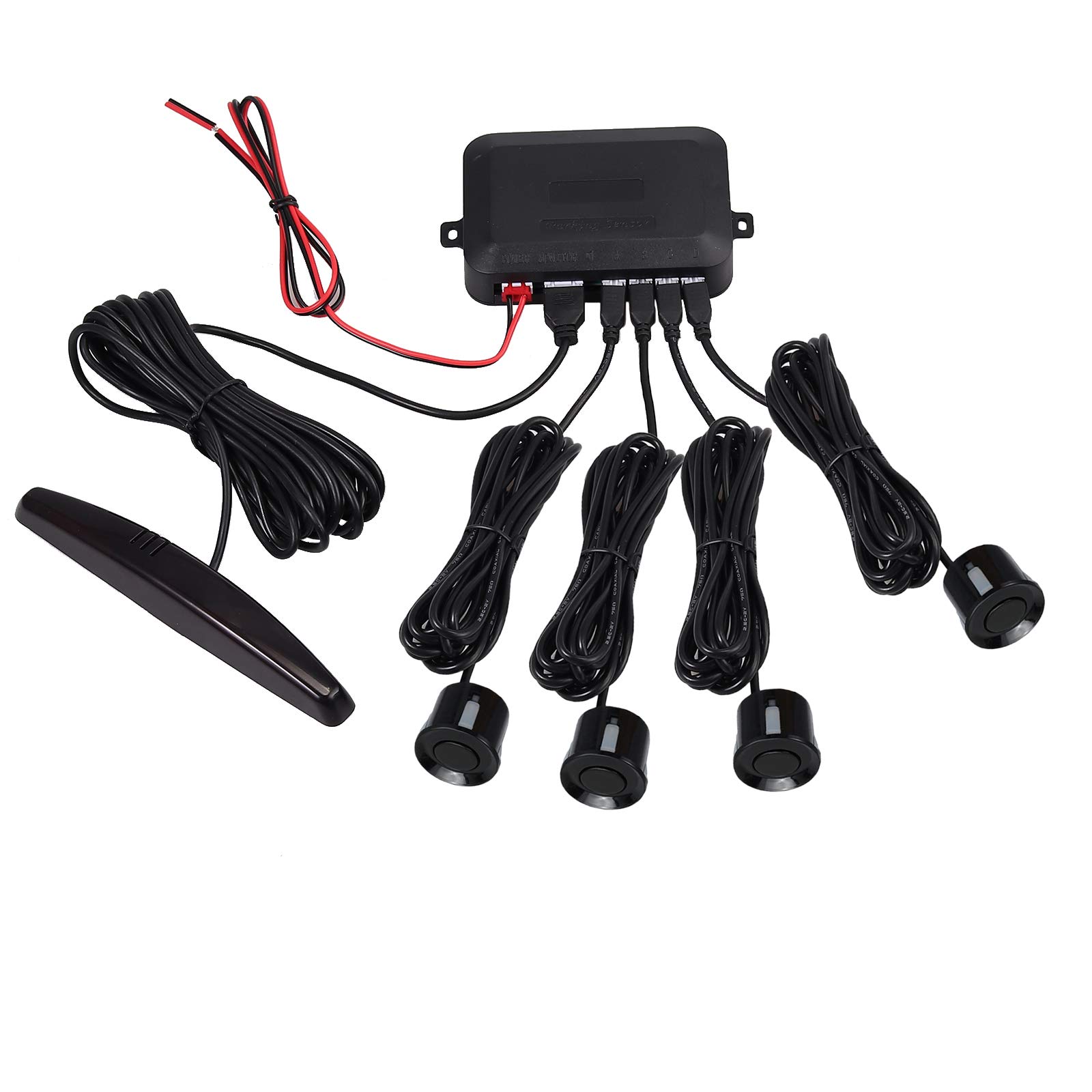 AUTOUTLET Rear Reversing Car Parking Sensors 4 Sensors (Upgraded version)