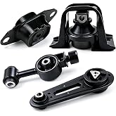 Engine Motor &amp; Transmission Mount Set 4PCS for Nissan Versa Cube 1.8L | Compatible with 2007-2012 Nissan Versa and 2009-2014 Nissan Cube 1.8L. Replaces A4323, A4320, A4318 and A4312.