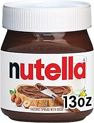 Nutella Hazelnut Spread with Cocoa, Creamy Hazelnut Spread, Breakfast Favorite, 13 oz Jar
