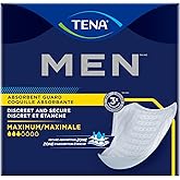 Tena Absorbent Guards for Men, Maximum Absorbency, 20 Count