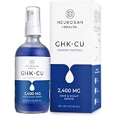Neurogan GHK-Cu Hair &amp; Scalp Serum - 4% Copper Peptides 2400mg | For Men &amp; Women, Fast-Absorbing, Water-Based Formula for Hair Softness &amp; Shine, Daily Use, Cosmetic Product, Made in USA