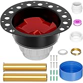 Freestanding Tub Drain, PVC Free Standing Tub Drain Kit for All Freestanding Bathtubs,1-1/2&rdquo; to 2&rdquo; Drainage Pipe Fitting, Brass Tailpipe, Quick Installation and Removal