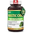 Herba Mastic Gum Capsules 500mg – 120 Capsules | Natural Mastica Chios Gum Supplement for Stomach Pain, Heartburn, and Gastro