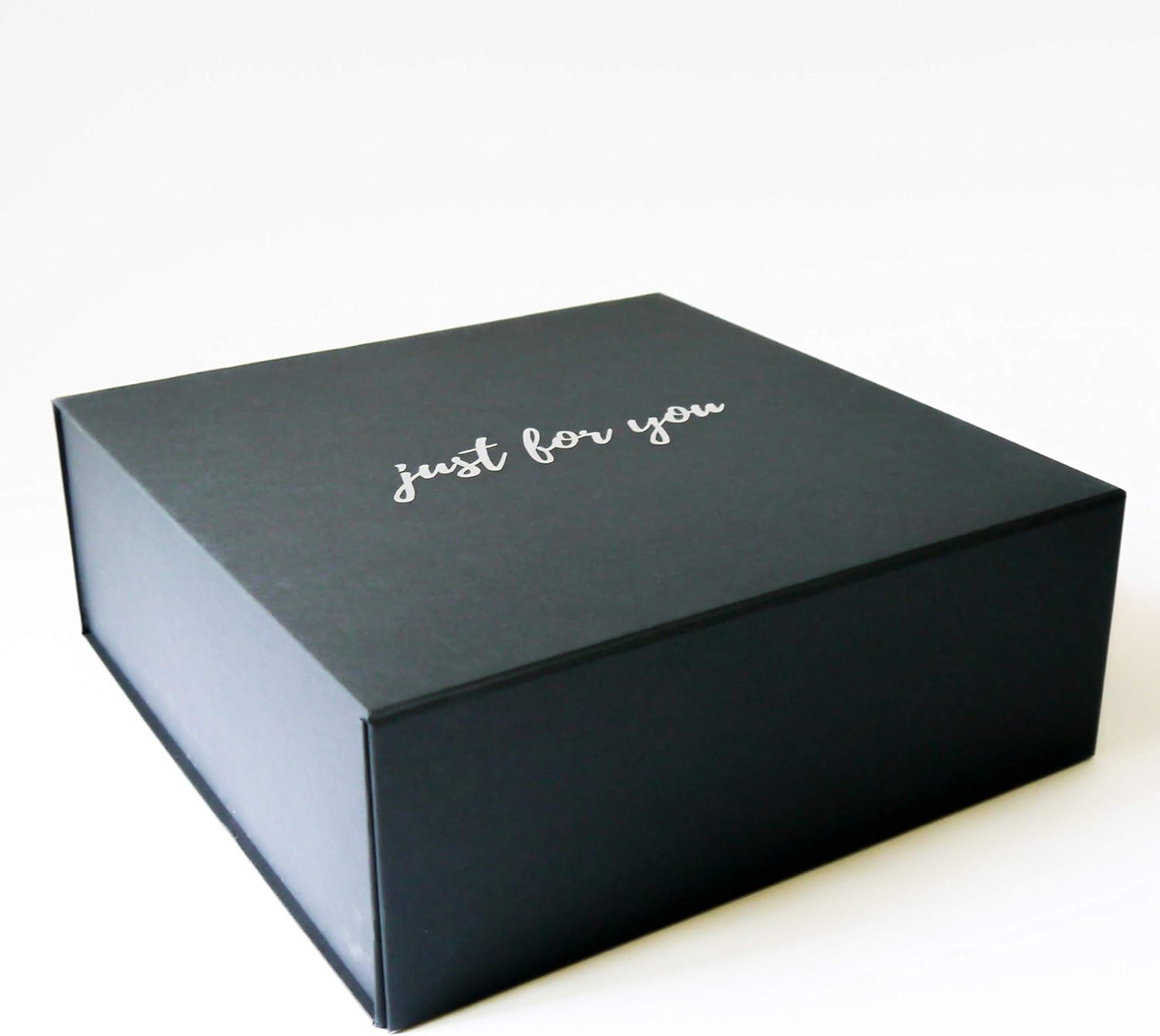 Boite Cadeau Pour Anniversaire Fete 18 X 18 X 8 Cm Just For You Boite Cadeau Premium Avec Fermeture Magnetique Noir Noel Loisirs Creatifs Emballages De Cadeaux Eng Bouldermicrofinance Org