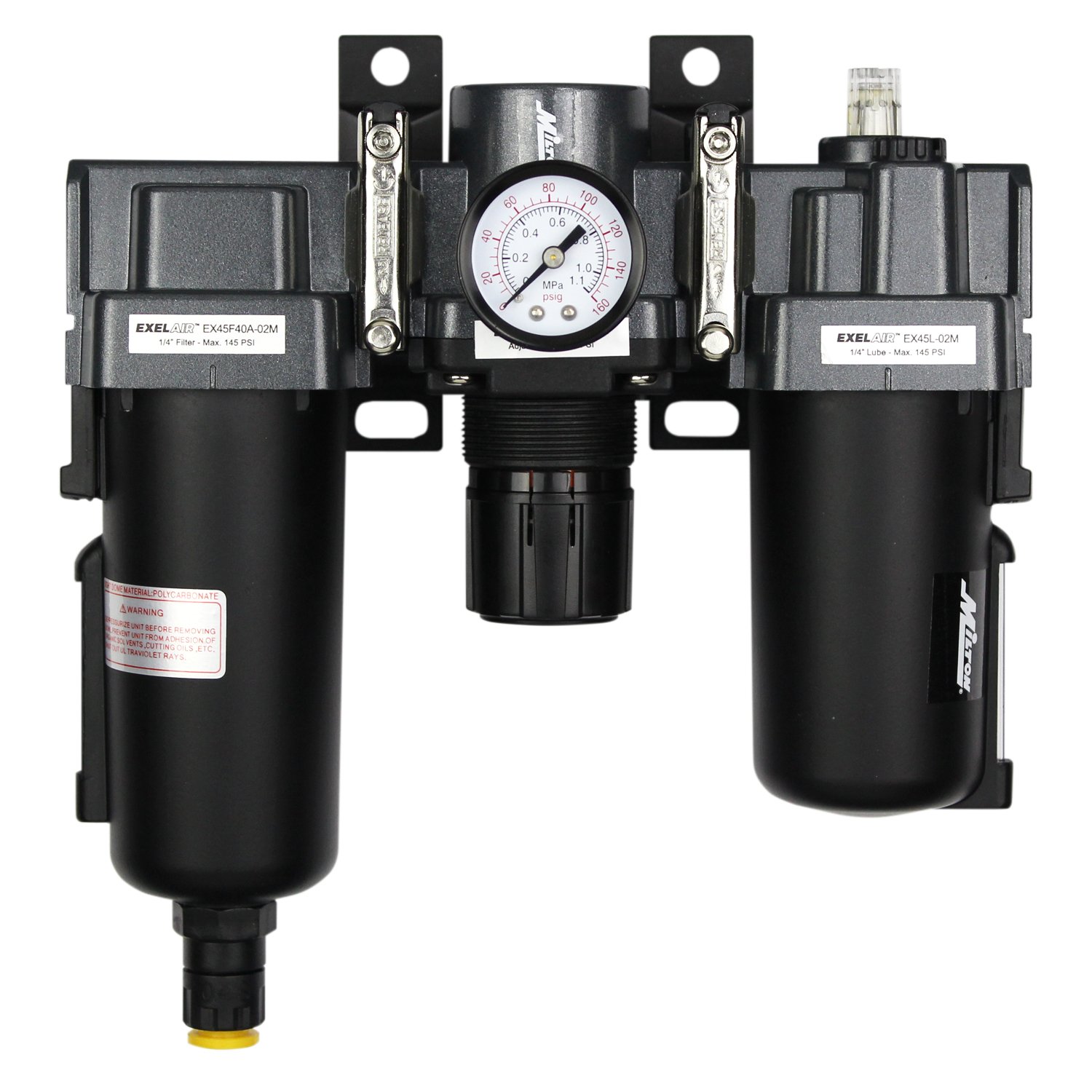 Business & Industrial High Flow Air Filter Regulator Lubricator Combo