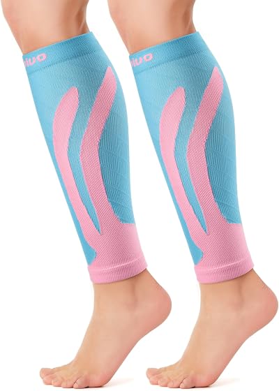 CAMBIVO Calf Compression Sleeves 2 Pairs Men Women