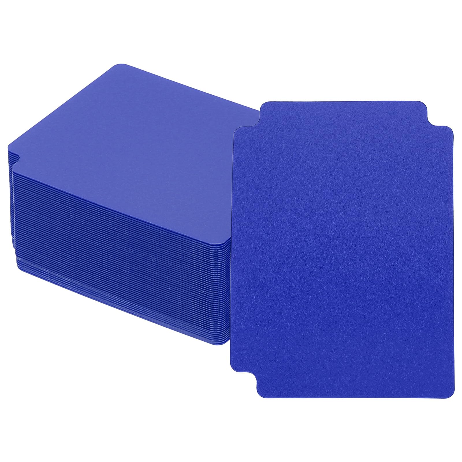 PATIKIL Trading Card Dividers, 50 Pcs Index Card Football Card Sorter Storage Boxes Organizer Tray Accessories for Sports Game Baseball Card, Blue
