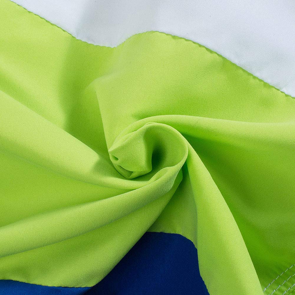 Ophestin Mens Quick Dry Swim Trunks, Blue, Large