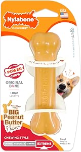 Nylabone Dura Chew Extreme Small Dog Bone Peanut Butter Flavor up to 11 kg view 8