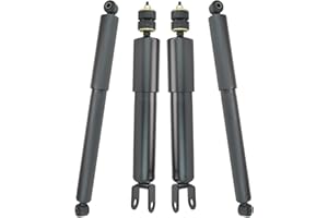 TRQ Front and Rear Shock Absorber Set Compatible with 1999-2006 Chevrolet Silverado 1500 2007 Silverado 1500 Classic GMC Sierra 1500 Sierra 1500 Classic