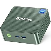 GMKtec Mini PC N100, Preinstalled Windows 11 Pro, G3 Intel Alder Lake N100 (3.4GHz), 8GB DDR4 RAM 256GB PCIe M.2 SSD, Desktop
