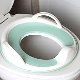 Jool Baby Potty Training Seat with Handles Aqua Fits Round & Oval Toilets view 1