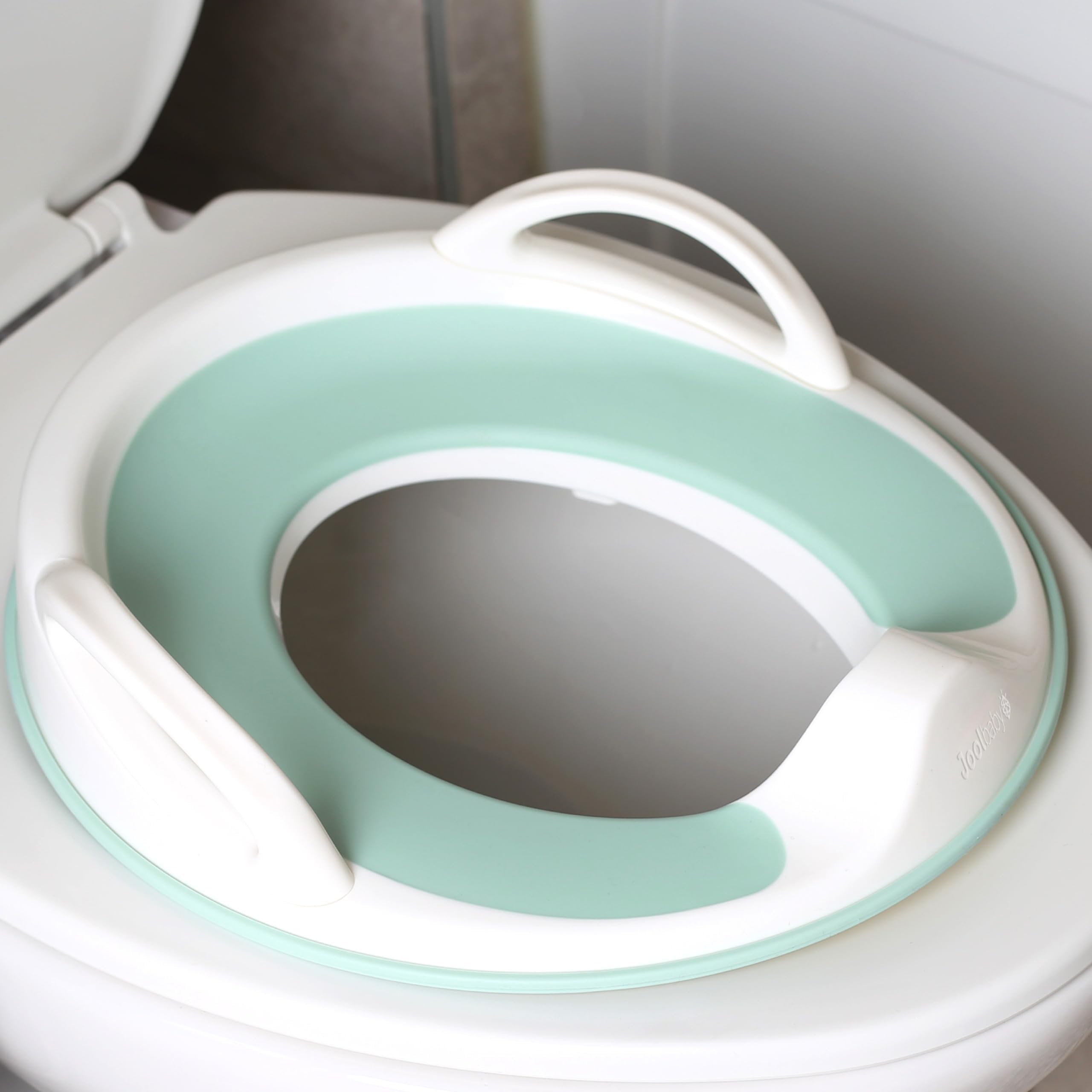 Potty With Ladder For Toddlers - White/Gray Training Toilet For Kids