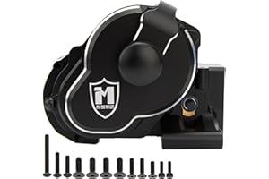 MEUS RACING Transmission Gearbox for 272 272R Traxxas VXL 2WD Slash Bandit Rustler Stampede Drag Slash C10 Mustang 5.0 F-150 Raptor (Black)