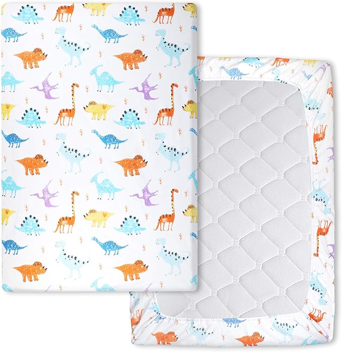 Flyish Drap Housse Impermeable Pour Lit D Enfant 70 X 100 Cm En Coton Pur Pour Matelas Bebe Dinosaures Amazon Fr Cuisine Maison