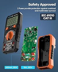 Crenova 890Z Digital Multimeter, 6000 Counts TRMS