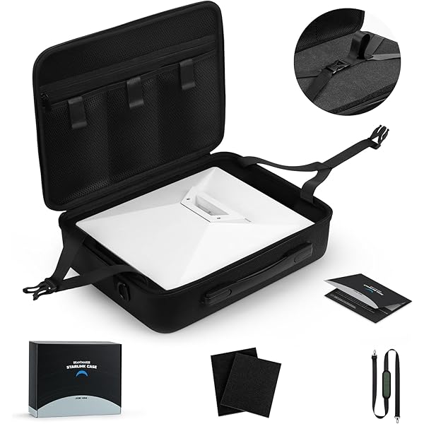 Starlink Mini Hard Case - Waterproof Travel Protection For Dish & Accessories