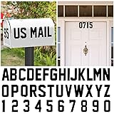 Seloom 148 PCS Mailbox Numbers and Letters Stickers