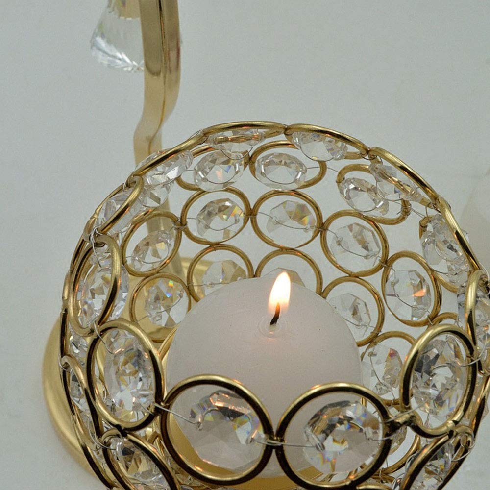 Wanlianer Kerzenständer Kristallschüssel Kerzenständer Restaurant