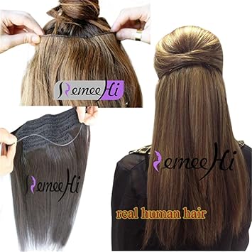 Remeehi Secret Wire Real Human Hair Extensions 100g Big Wave