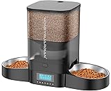 HoneyGuaridan Automatic Cat Feeder for Two