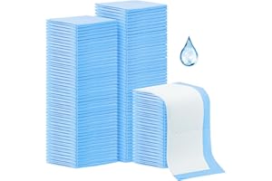 CACASO 100 Pack Disposable Changing Pads,13X18 inch Baby Disposable Underpads,High Absorbent Diaper Changing Pads,Waterproof Disposable Pads,Leak Proof Breathable Underpads for Adult Baby Pets