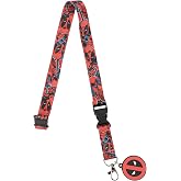 Deadpool Mask Logo 22" Lanyard with ID Sleeve