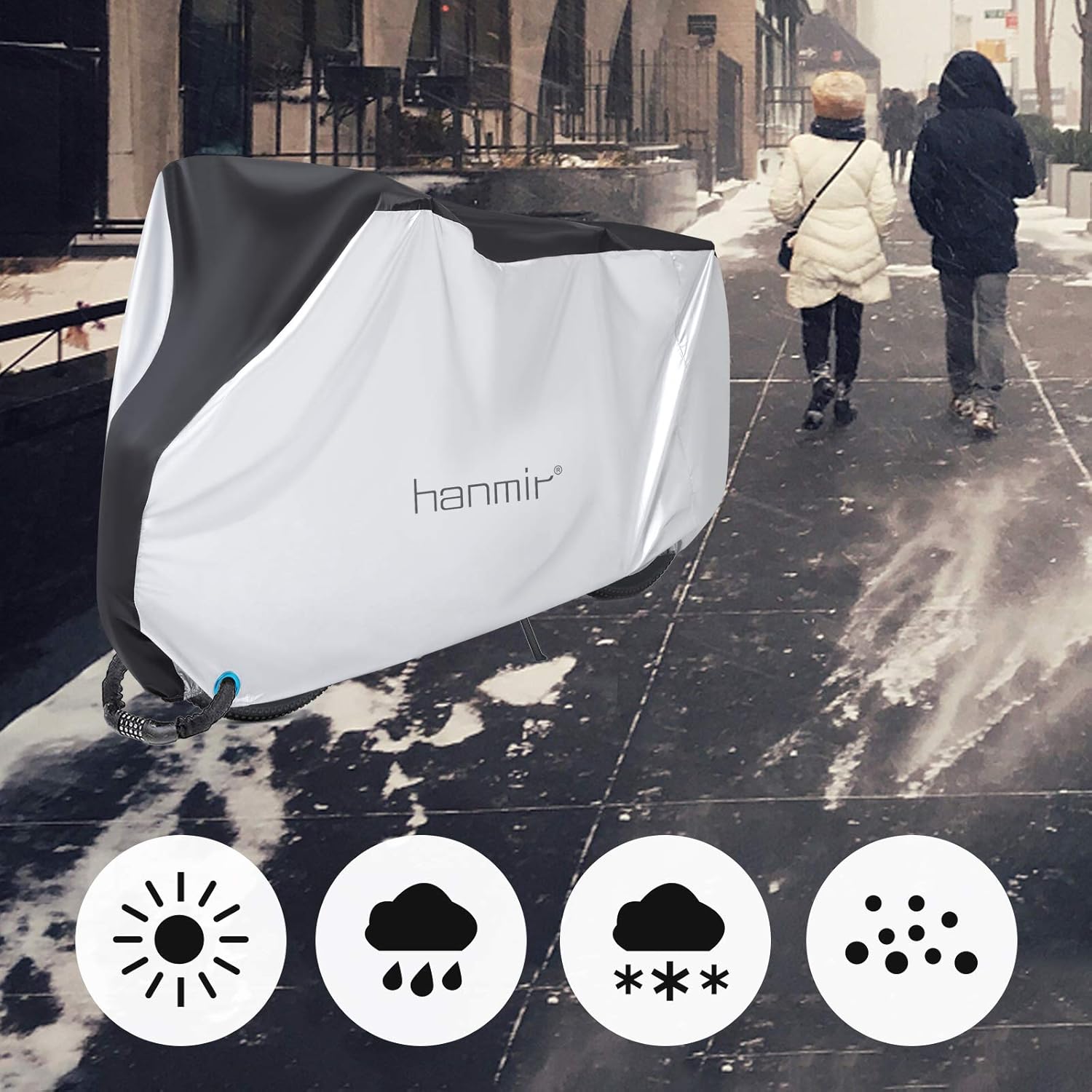 Bike Cover, Waterproof Outdoor Bicycle Cover Anti Dust Rain Snow UV, Bike Rain Cover for Mountain, Road & Heavy Duty Bikes with Lock Holes & Storage Bag : Sports & Outdoors