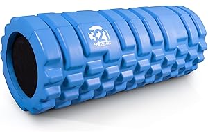 321 Strong Foam Roller - Medium Density Deep Tissue Massager for Muscle Massage and Myofascial Trigger Point Release, with 4K eBook